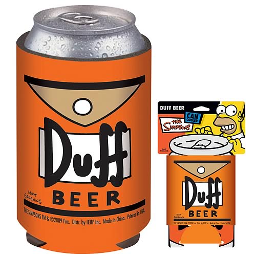 Simpsons Duff Beer Can Hugger